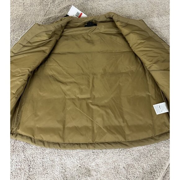 Nike Jordan Women's Quilted Vest Brown Kelp FB5192-395 Loose Fit Size Large NWT - Picture 7 of 12